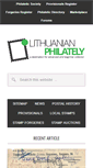 Mobile Screenshot of lithuanianphilately.com